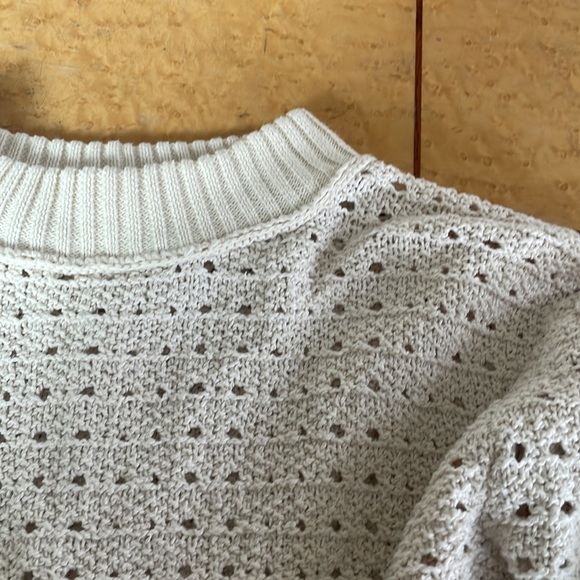 Free People Paper Doll Pullover Sweater Cozy Comfy Slouchy Knit XS IVORY - Picture 4 of 6
